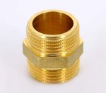 Ниппель резьбовой латунный Uni-Fitt 3/4" НР 600G3300