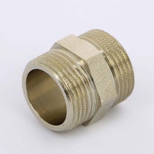 Ниппель резьбовой латунный Uni-Fitt 3/4" НР никелированный