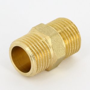 Ниппель резьбовой латунный Uni-Fitt 3/8" НР 600G1100