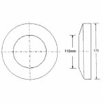 Отражатель пластиковый McAlpine 110 мм MRF110