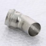 Отвод однораструбный 45* 35 VIEGA Sanpress Inox SC-Contur 435424