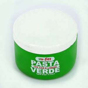 Паста-герметик зеленая для льна UNI-FITT 460 г
