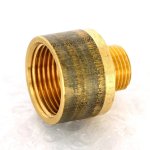 Переход бронзовый 1" ВР-1/2" НР Viega 320430