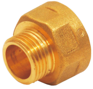 Переход латунный 1"1/2"-1" ВН под ключ Сomisa 77.04.060