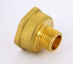 Переходник резьбовой латунный Uni-Fitt 1/2"x1" НВ 603G2400