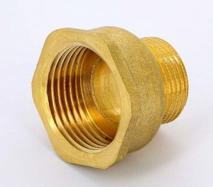 Переходник резьбовой латунный Uni-Fitt 3/4"x1" НВ 603G3400