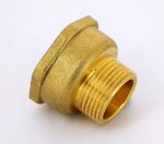 Переходник резьбовой латунный Uni-Fitt 3/4"x1" НВ 603G3400
