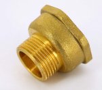 Переходник резьбовой латунный Uni-Fitt 3/4"x1" НВ 603G3400