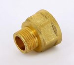 Переходник резьбовой латунный Uni-Fitt 3/8"x1/2" НВ 603G1200