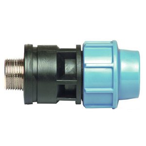 Переходник Unidelta для труб ПНД НР 32x 1" латунь 1035032004