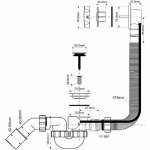 Полуавтомат для ванны McAlpine MRB2AB-PB L575 мм с поворотной головкой и кнопкой цвет античная бронз MRB2ABPB