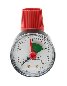 Предохранительный клапан Watts SVM 1/2" х 3/4" с манометром 2.5 бар