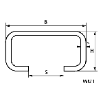 Профиль оцинкованный Walraven WM1 30x15х2х2000 мм WM1 BIS RapidRail 6505001