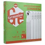 Радиатор биметаллический GERMANIUM NEO BM 500 8 секций German.Neo.Bm.Fly.500/08k