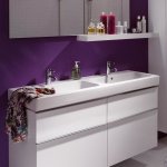 Раковина двойная GEBERIT iCon 120 см 124120000