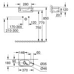 Раковина GROHE Euro Ceramic компактная 39327000