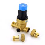 Редуктор давления со сгонами WATTS DRV–N с отверстиями для манометра 1/4"x1" НР 10015772