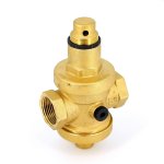Редуктор давления Uni Fitt 1/2" В латунный под аксиальный манометр 204G2140