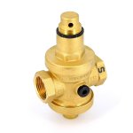 Редуктор давления Uni Fitt 1/2" В латунный под аксиальный манометр 204G2140
