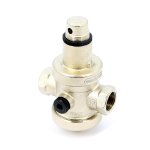 Редуктор давления Uni Fitt 3/4" В никелированный под аксиальный манометр 204N3140