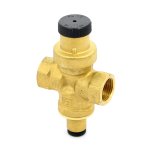Редуктор давления Uni Fitt Compact 1/2" В латунный под радиальный манометр 202G2140