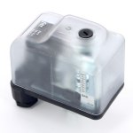 Реле давления Uni-Fitt PM 5 1/4" с накидной гайкой 1-5 бар в прозрачном корпусе 261T0105
