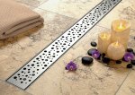 Решетка Alca Plast BUBLE 850 мм глянцевая BUBLE850L