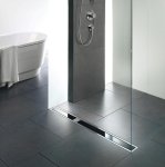 Решетка для трапа Viega Advantix Visign ER9 4971.90 100 см стекло черное 617103