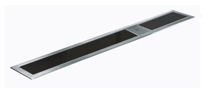 Решетка для трапа Viega Advantix Visign ER9 4971.90 80 см стекло черное 617080