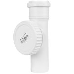 Ревизия с резиновым уплотнительным кольцом Rehau Raupiano Plus 50 мм (11210391001) 121039
