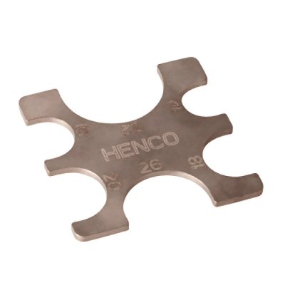 Шаблон для проверки насадок HENCO PRESSCHECK1432