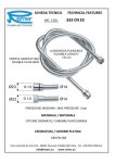 Шланг для душа Remer раздвижной в двойной оплетке хромированный 150 см 333CNES150RR