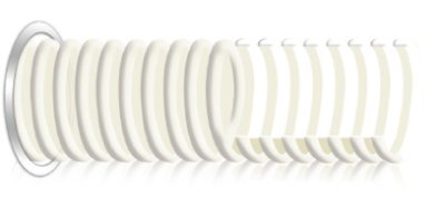 Шланг гофрированный прозрачный для питьевой воды Herly 1" (50м) HSO001E