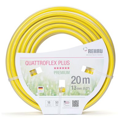 Шланг поливочный Rehau Quattroflex Plus 3/4` (18,6/3,1) 50м 097516-200