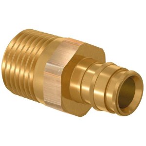 Штуцер Uponor Q&E 16-R3/4" НР латунь 1023004