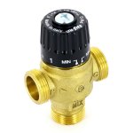 Термосмеситель Uni-Fitt 3/4" НР 30-65С смешение в центр Kvs 1,8 353G2230