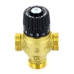 Термосмеситель Uni-Fitt 3/4" НР 30-65С смешение в центр Kvs 1,8 353G2230