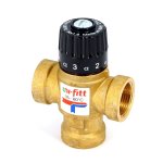 Термосмеситель Uni-Fitt 3/4" ВР 35-60С смешение боковое Kvs 1,6 350G3130
