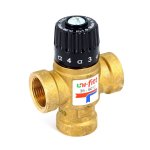 Термосмеситель Uni-Fitt 3/4" ВР 35-60С смешение боковое Kvs 1,6 350G3130
