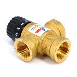 Термосмеситель Uni-Fitt 3/4" ВР 35-60С смешение боковое Kvs 1,6 350G3130
