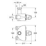 Термостат центральный GROHE Grohtherm XL стандартный 35087000