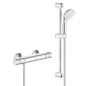 Термостат для душа GROHE Grohtherm 800 с душевым гарнитуром штанга 600 мм