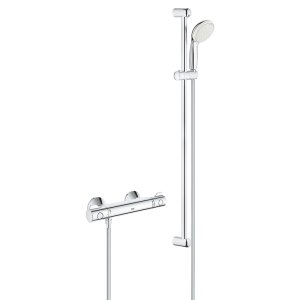 Термостат для душа GROHE Grohtherm 800 с душевым гарнитуром штанга 900 мм