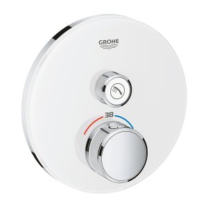 Термостат для душа встраиваемый GROHE SmartControl Grohtherm без подключения шланга белый/хром