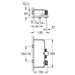 Термостат для ванны GROHE SmartControl Grohtherm с изливом 34718000