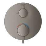 Термостат для ванны встраиваемый GROHE Atrio без излива темный графит матовый 24138AL3