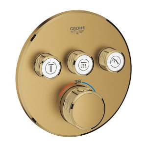 Термостат для ванны встраиваемый GROHE SmartControl Grohthterm без излива холодный рассвет матовый