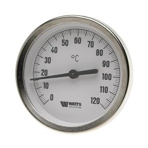 Термометр биметалический Watts F+R 801 80 - 50 мм 1/2" 160C (0302054)