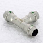 Тройник 15 VIEGA Sanpress Inox SC-Contur 435851