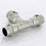 Тройник 15 VIEGA Sanpress Inox SC-Contur 435851